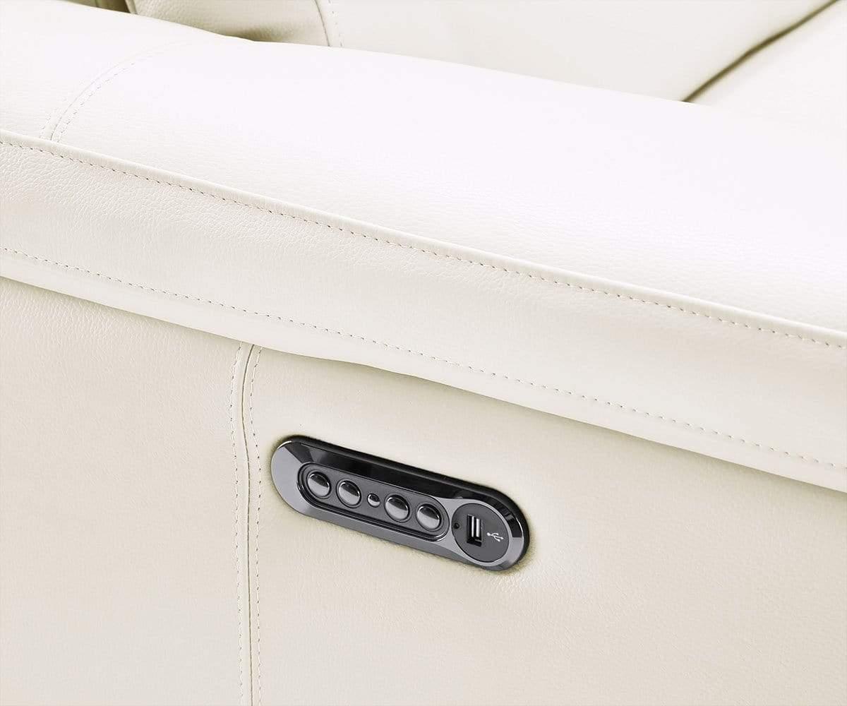 Canapé inclinable électrique en cuir Voss