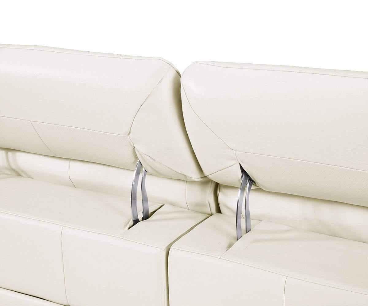 Canapé inclinable électrique en cuir Voss