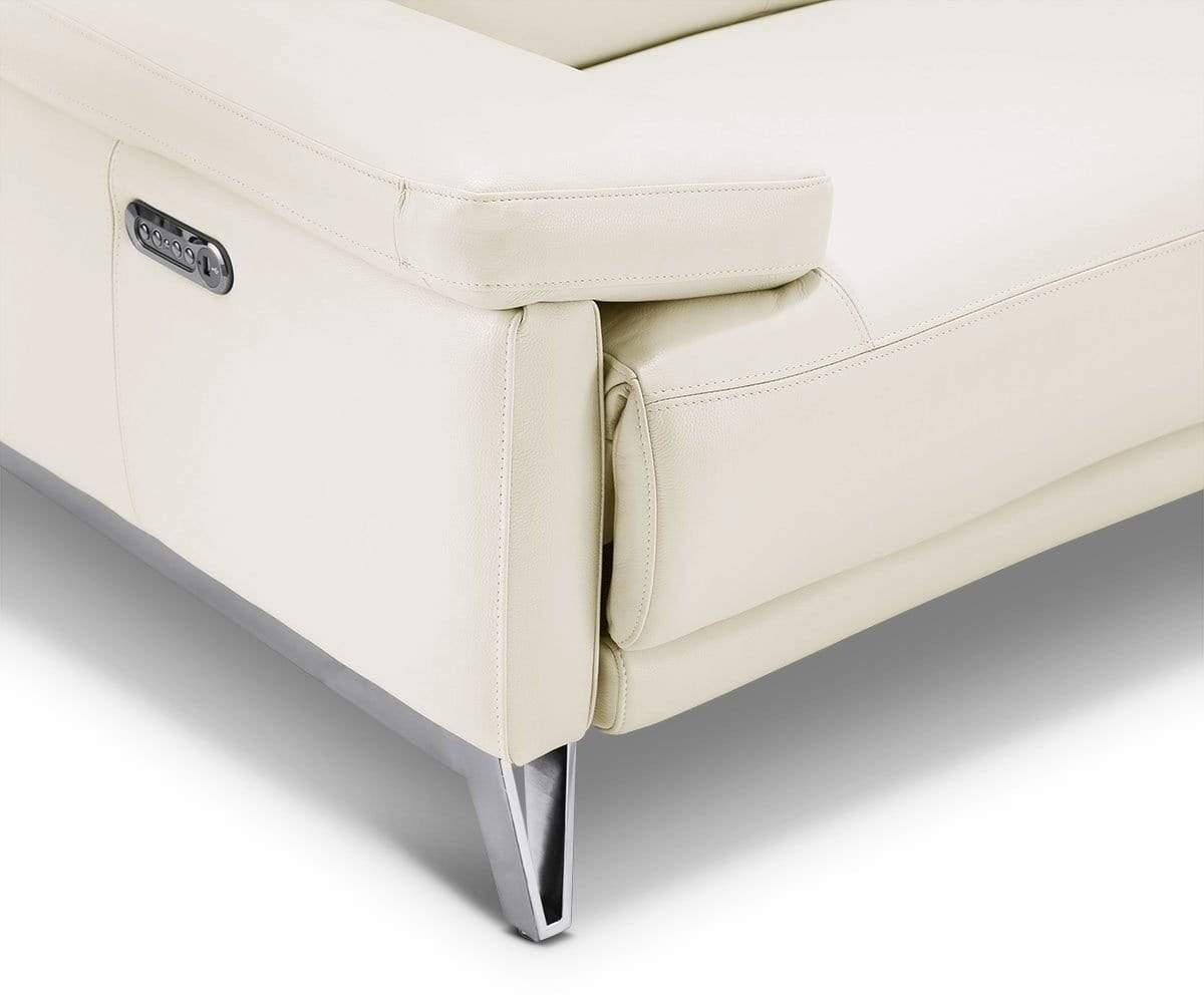 Canapé inclinable électrique en cuir Voss