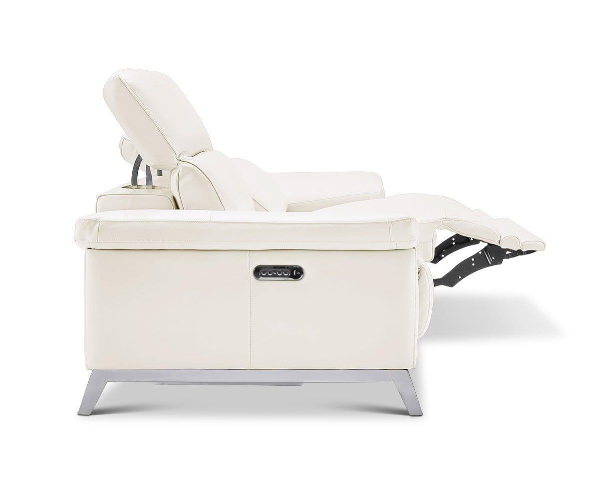 Canapé inclinable électrique en cuir Voss