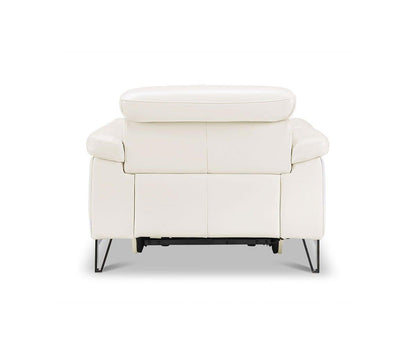 Fauteuil inclinable électrique en cuir Voss