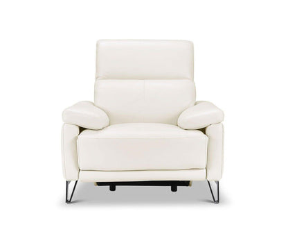 Fauteuil inclinable électrique en cuir Voss