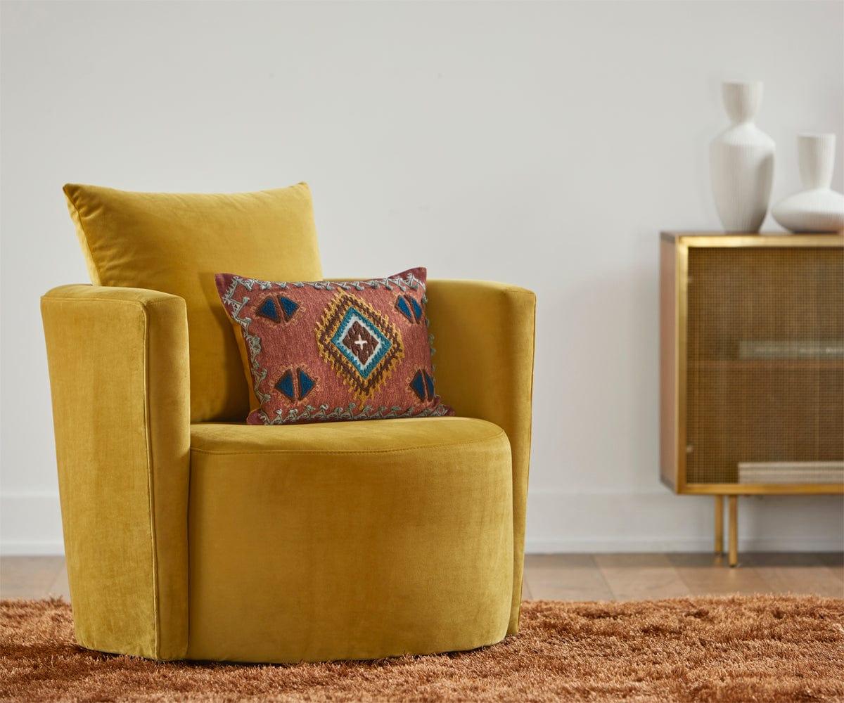 Housse de coussin lombaire brodée Kinsfolk