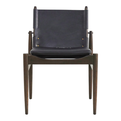 Chaise de salle à manger en cuir Journey