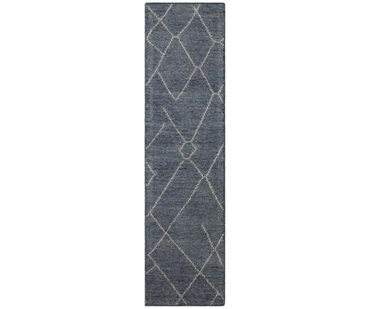 Tapis de couloir Karastan Tangier Spartel - Bleu acier