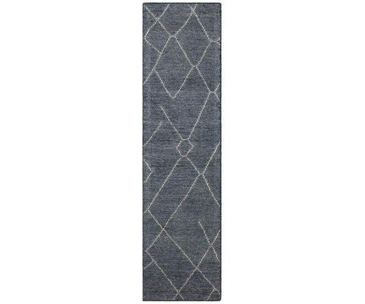 Tapis de couloir Karastan Tangier Spartel - Bleu acier