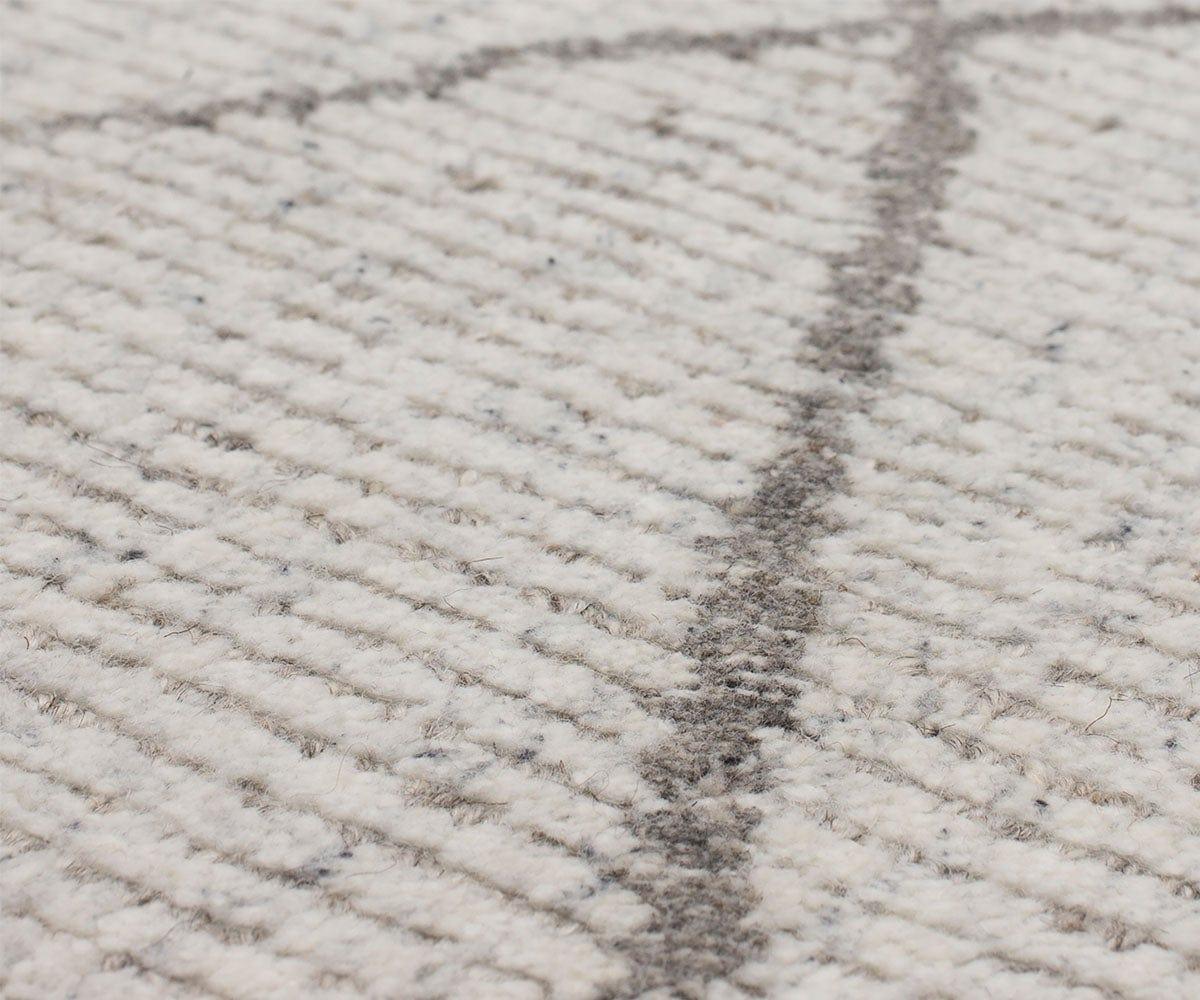 Tapis Tribal Diamant Karastan Tanger - Argent