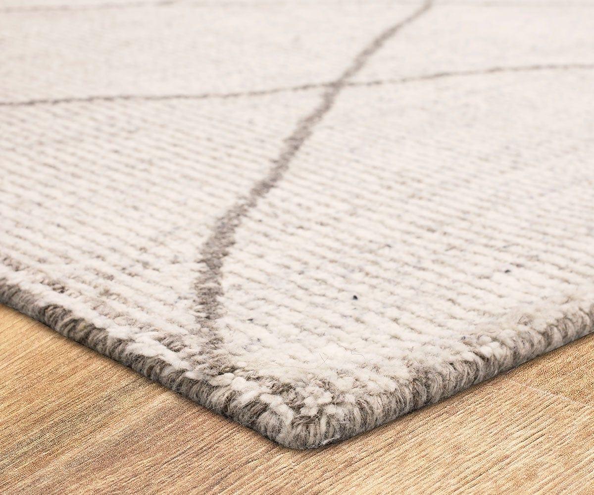 Tapis Tribal Diamant Karastan Tanger - Argent