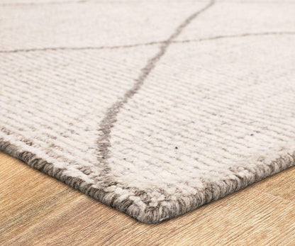 Tapis Tribal Diamant Karastan Tanger - Argent