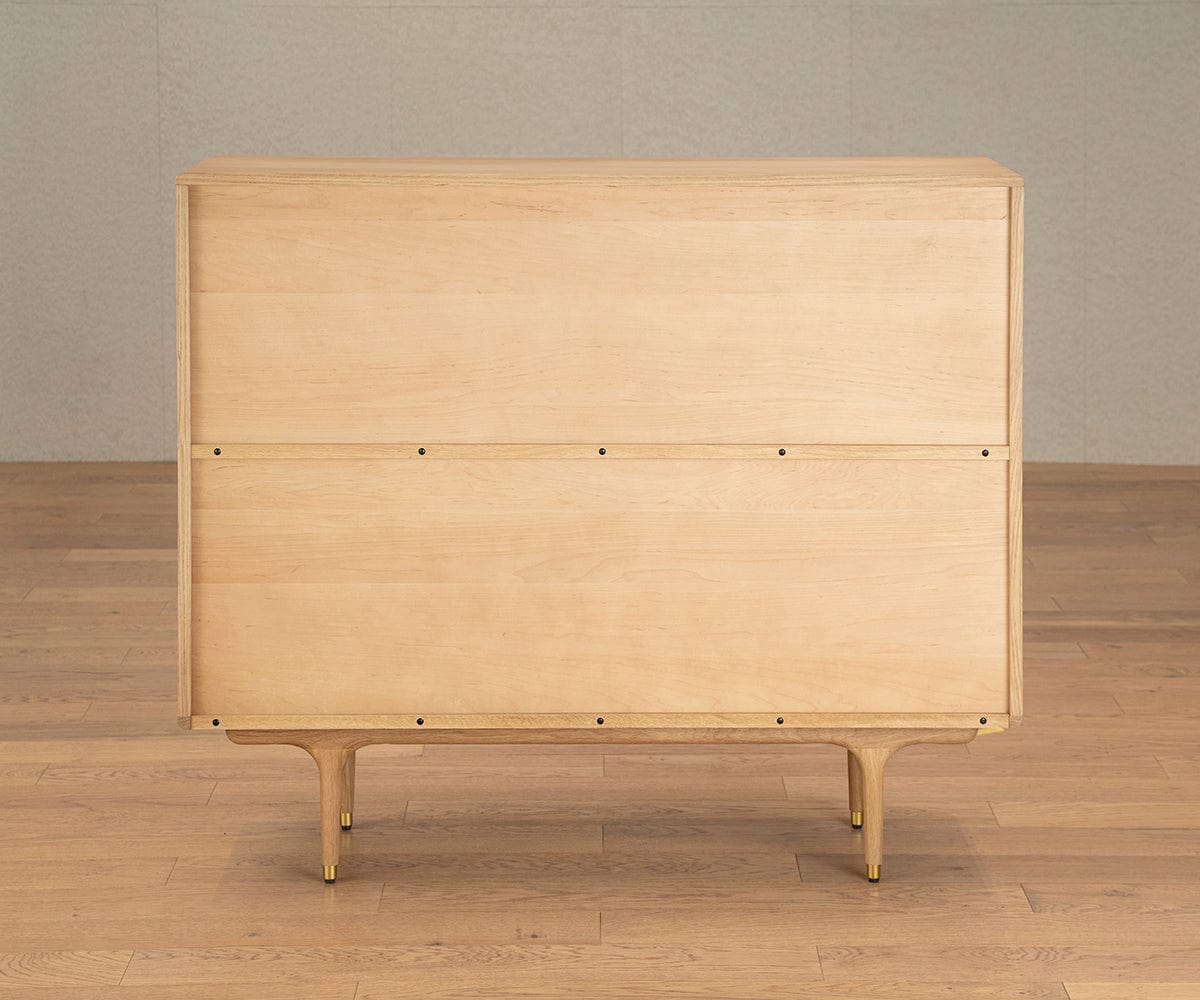 Meuble multimédia Hendrick II - Chêne blanc