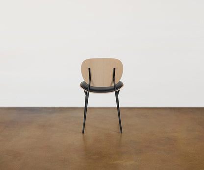 Chaise de salle à manger en cuir Idona