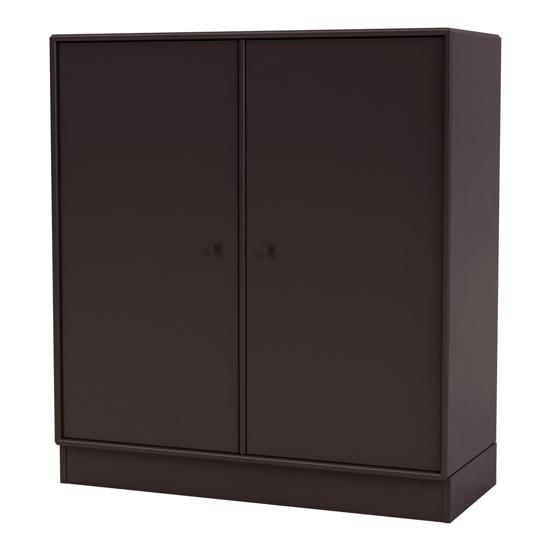 Armoire 1118 - 2 portes laquées, base sur socle