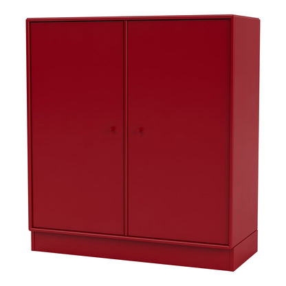 Armoire 1118 - 2 portes laquées, base sur socle
