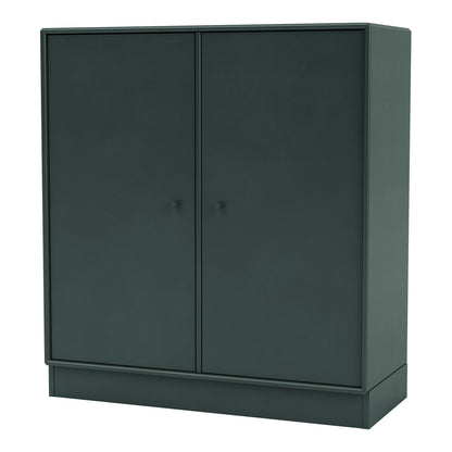 Armoire 1118 - 2 portes laquées, base sur socle