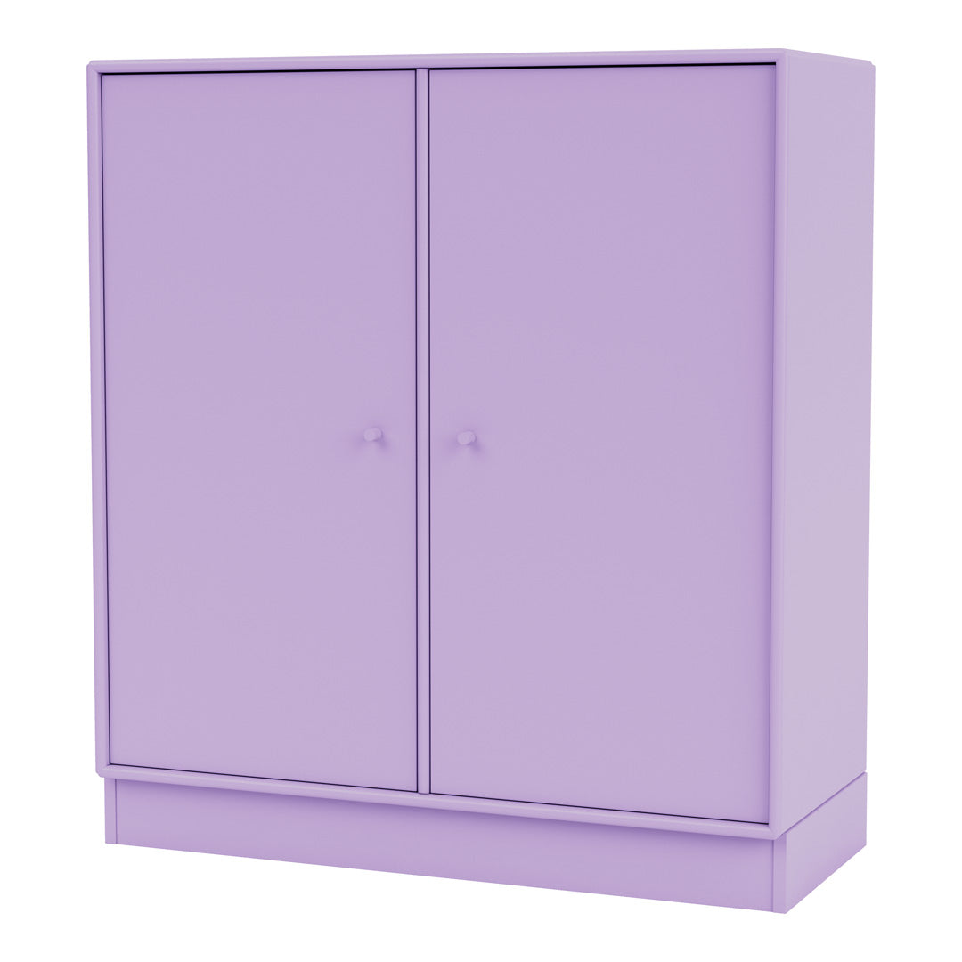 Armoire 1118 - 2 portes laquées, base sur socle