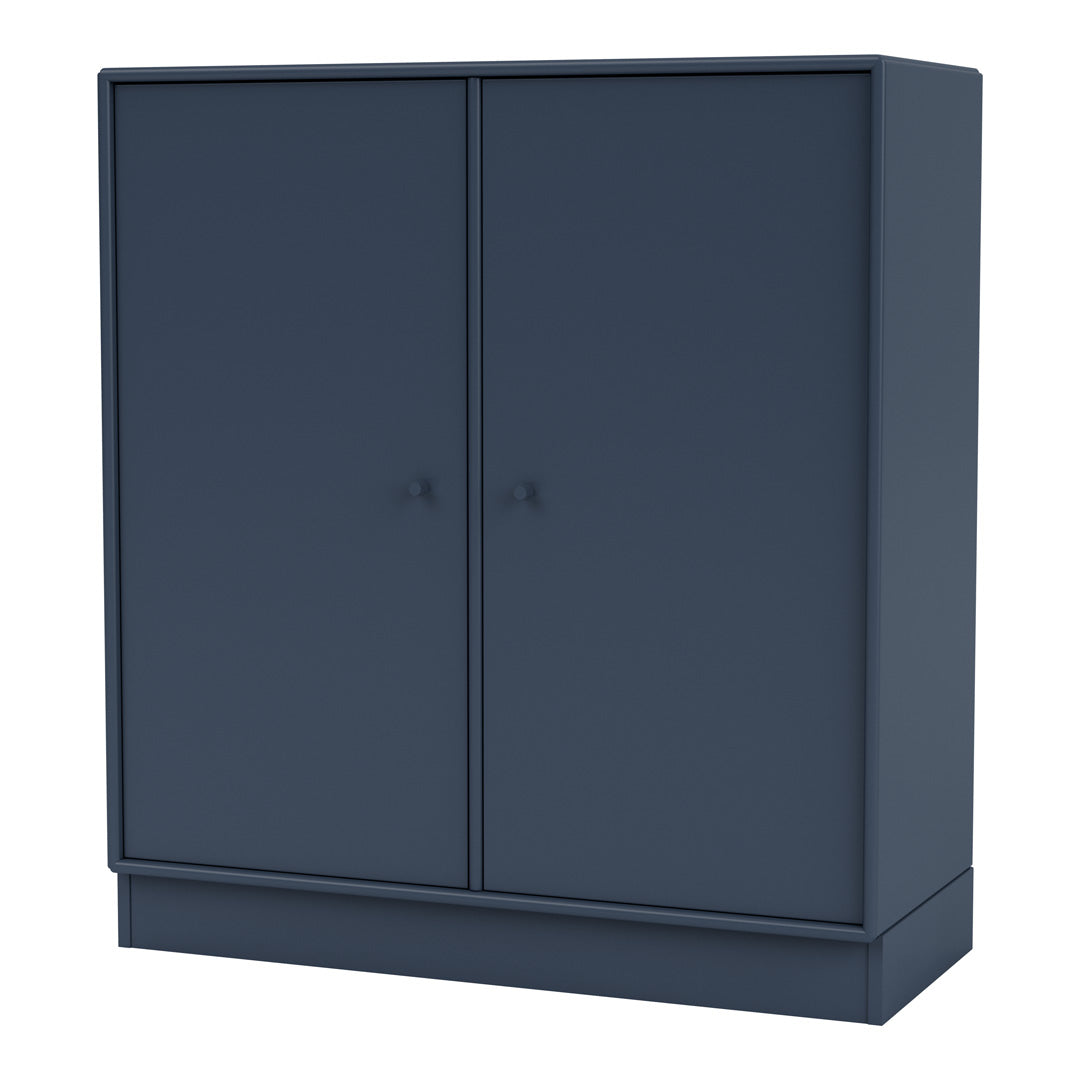 Armoire 1118 - 2 portes laquées, base sur socle