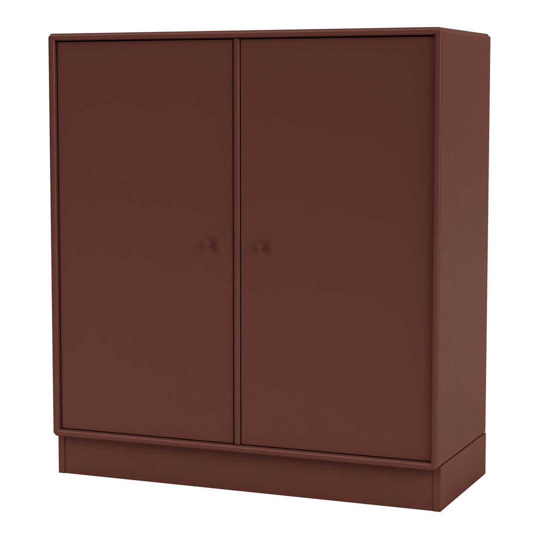 Armoire 1118 - 2 portes laquées, base sur socle
