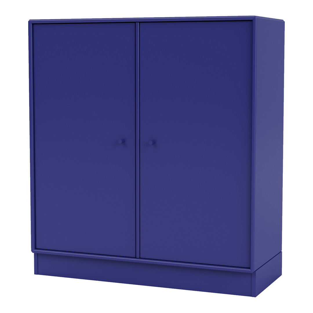 Armoire 1118 - 2 portes laquées, base sur socle