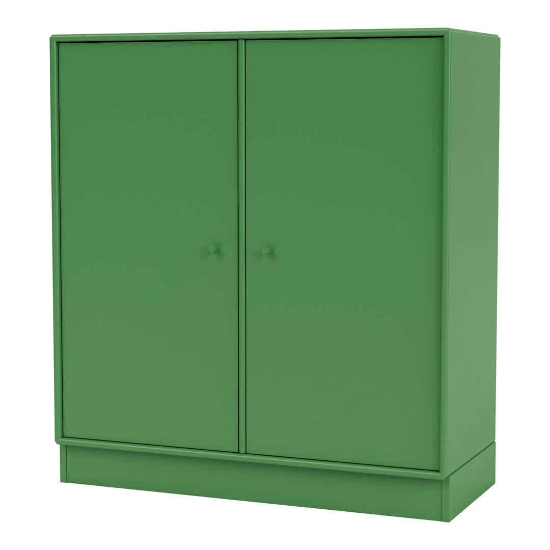 Armoire 1118 - 2 portes laquées, base sur socle