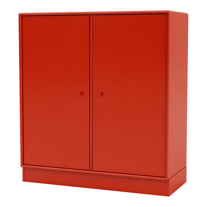 Armoire 1118 - 2 portes laquées, base sur socle
