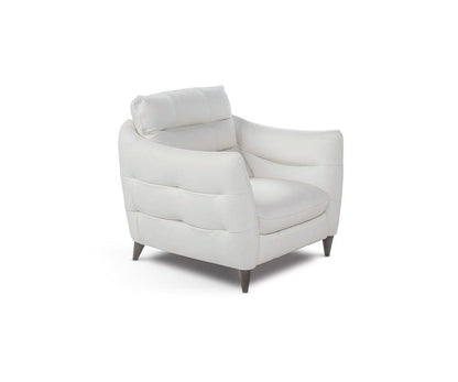 Chaise en cuir Blanca
