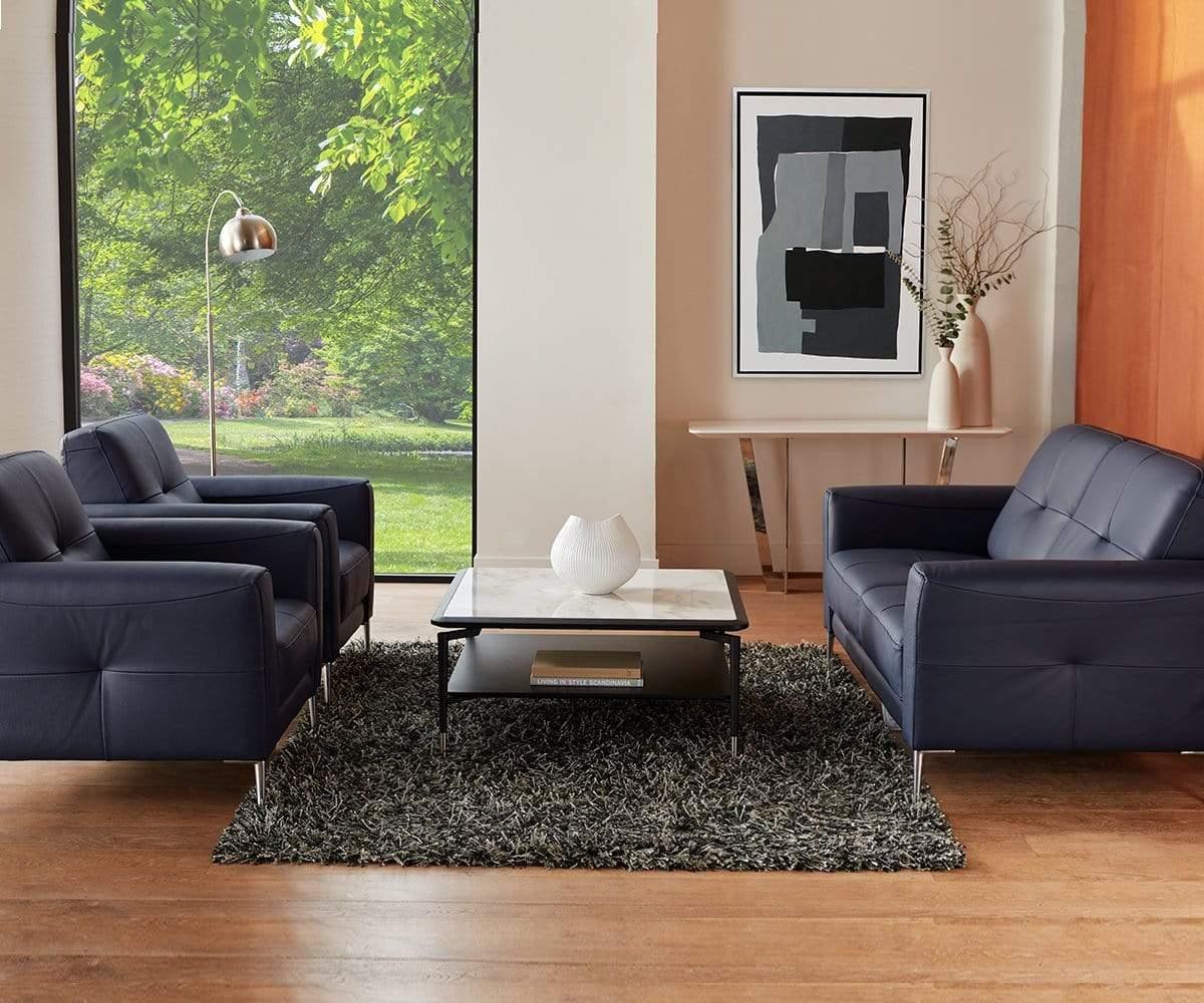 Chaise en cuir Liliana