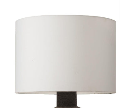 Lampe cruche en faïence