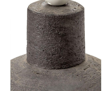 Lampe cruche en faïence