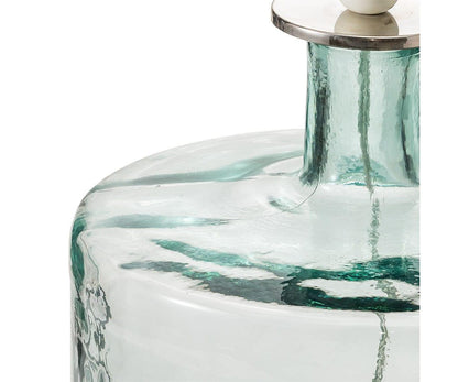 Lampe en verre translucide