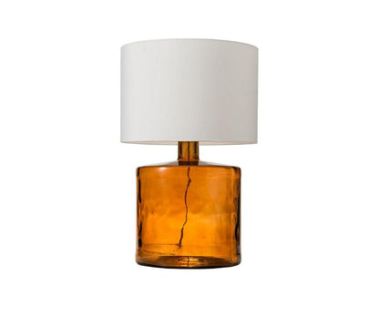 Lampe en verre translucide - Ambre