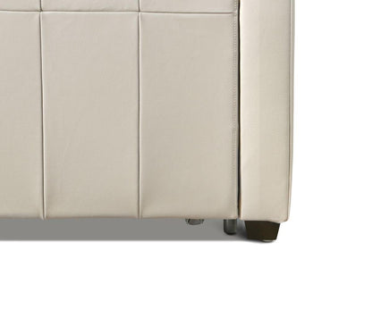 Canapé-lit complet en cuir Jonas