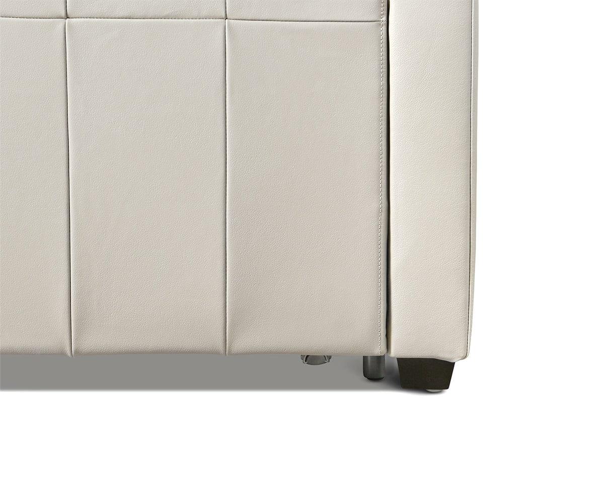 Canapé-lit complet en cuir Jonas