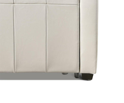 Canapé-lit complet en cuir Jonas