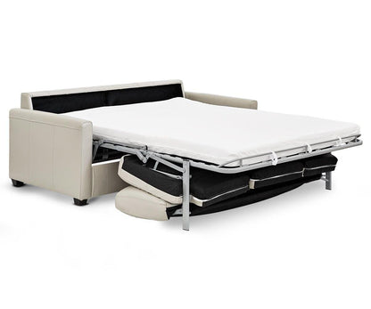 Canapé-lit queen-size en cuir Jonas