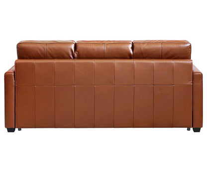 Canapé-lit queen-size en cuir Jonas