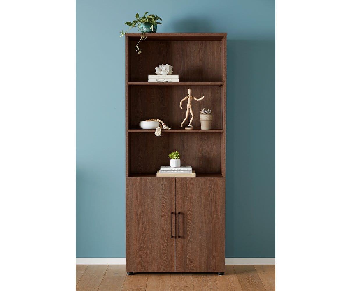 Ensemble bibliothèque haute + porte Inari