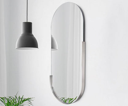 Miroir capsule en acier Dante