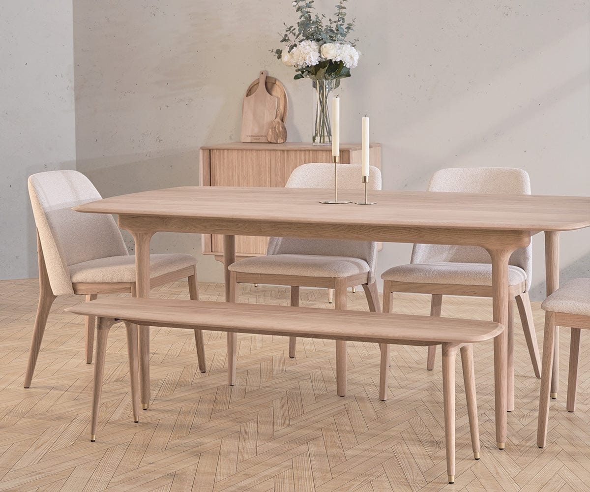 Chaise de salle à manger Hendrick - Chêne blanc