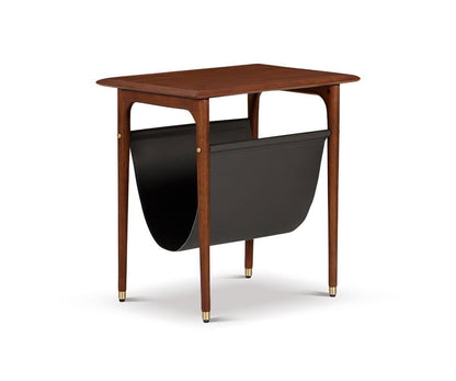 Table d'appoint Hendrick avec étagère suspendue