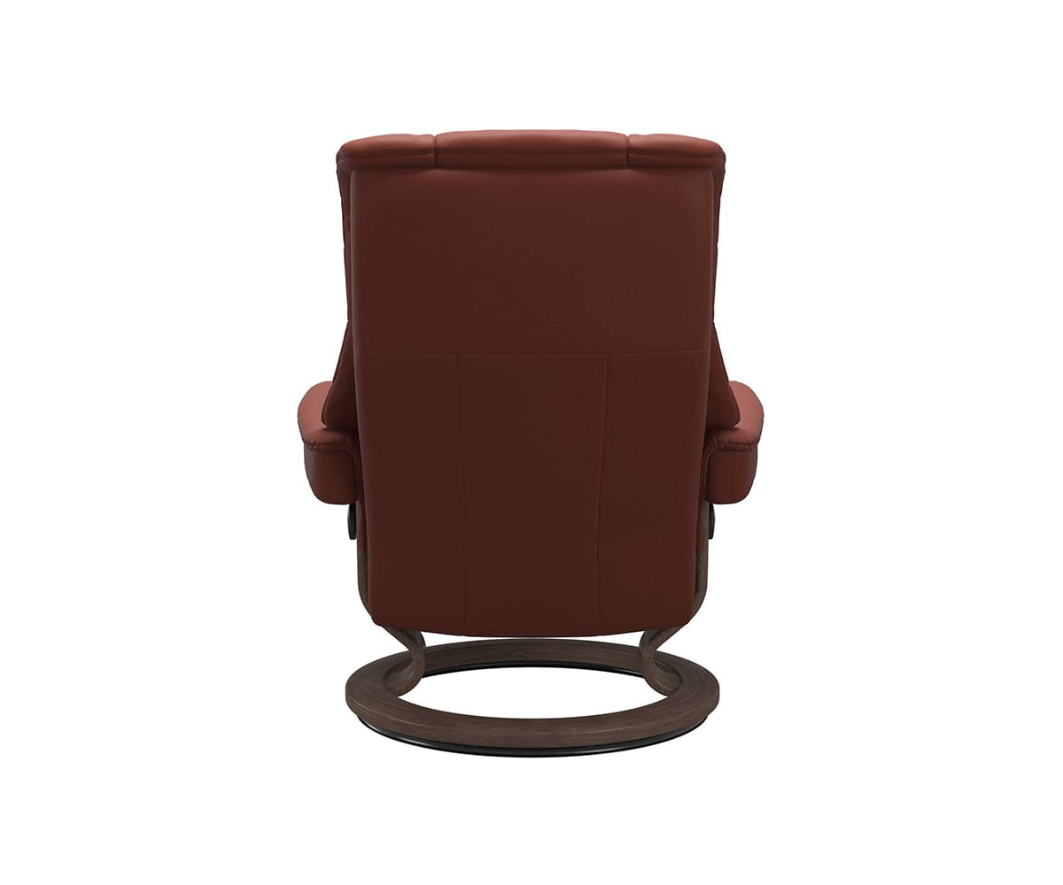 Fauteuil inclinable et ottoman Stressless® Mayfair - Henné foncé