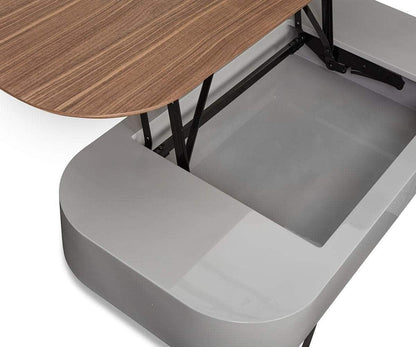 Table basse de rangement à plateau relevable Baptisia