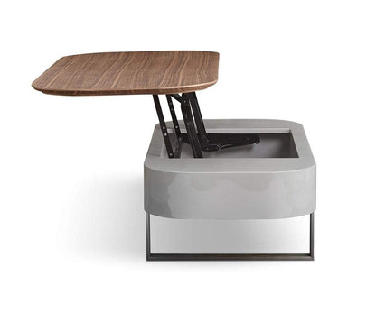 Table basse de rangement à plateau relevable Baptisia