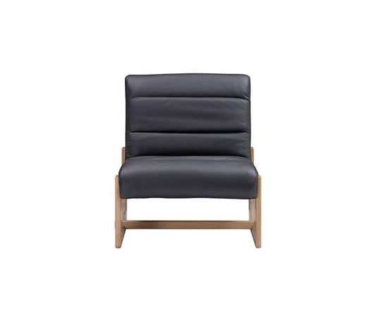 Chaise longue en cuir Unni