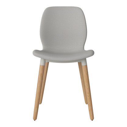 Chaise de salle à manger Seed - Rembourrée - Base en chêne huilé