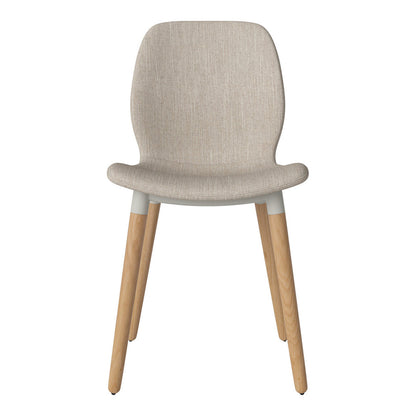 Chaise de salle à manger Seed - Rembourrée - Base en chêne huilé