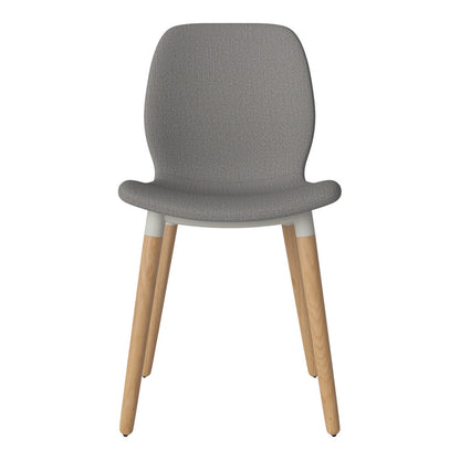 Chaise de salle à manger Seed - Rembourrée - Base en chêne huilé