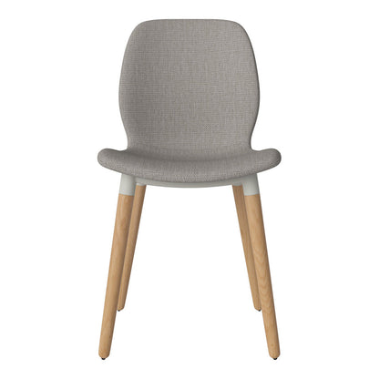 Chaise de salle à manger Seed - Rembourrée - Base en chêne huilé