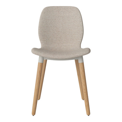 Chaise de salle à manger Seed - Rembourrée - Base en chêne huilé