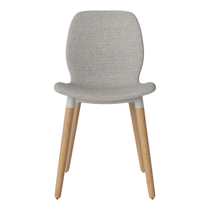 Chaise de salle à manger Seed - Rembourrée - Base en chêne huilé