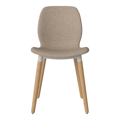 Chaise de salle à manger Seed - Rembourrée - Base en chêne huilé
